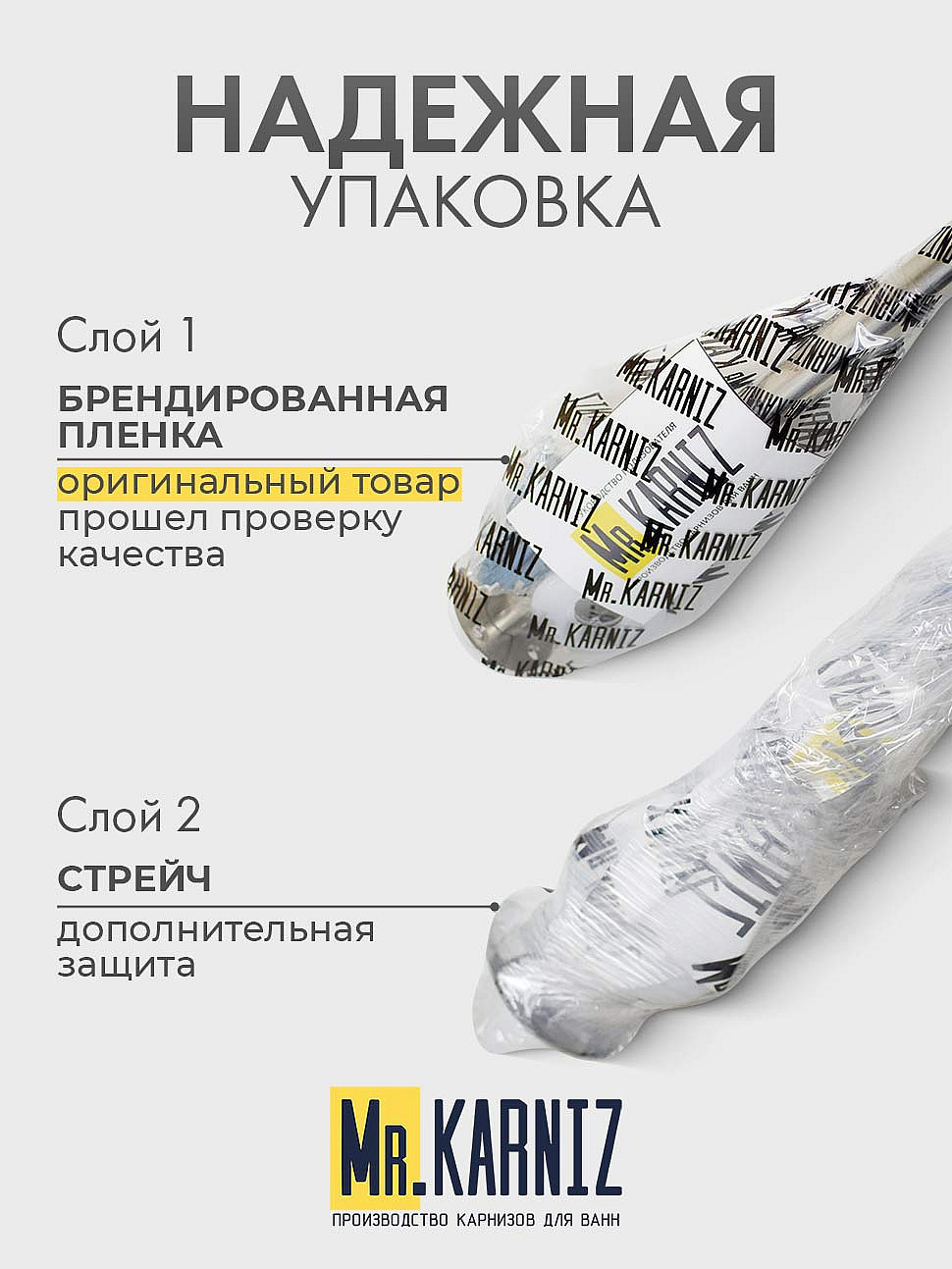 Карниз для душа Угловой Г образный 90х70 Усиленный 20 мм фото 8